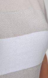 Джемпер Romgil РВ0516-ХМ4 льняной, белый, серебро