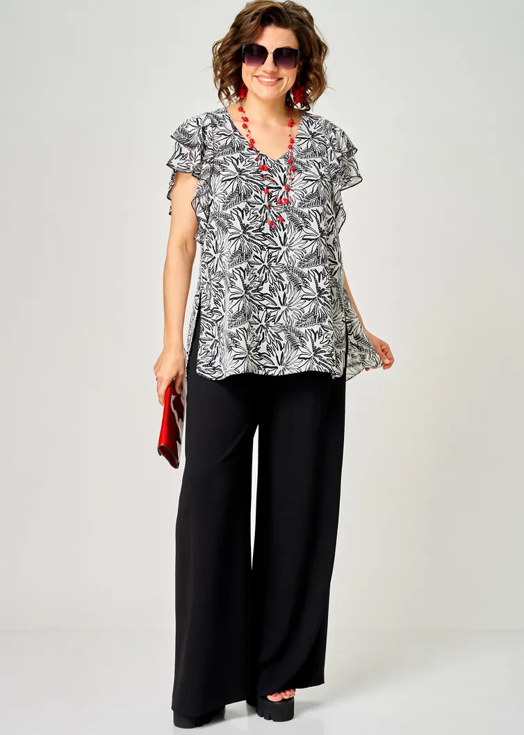 Blouse EVA GRANT #0145 ch-b