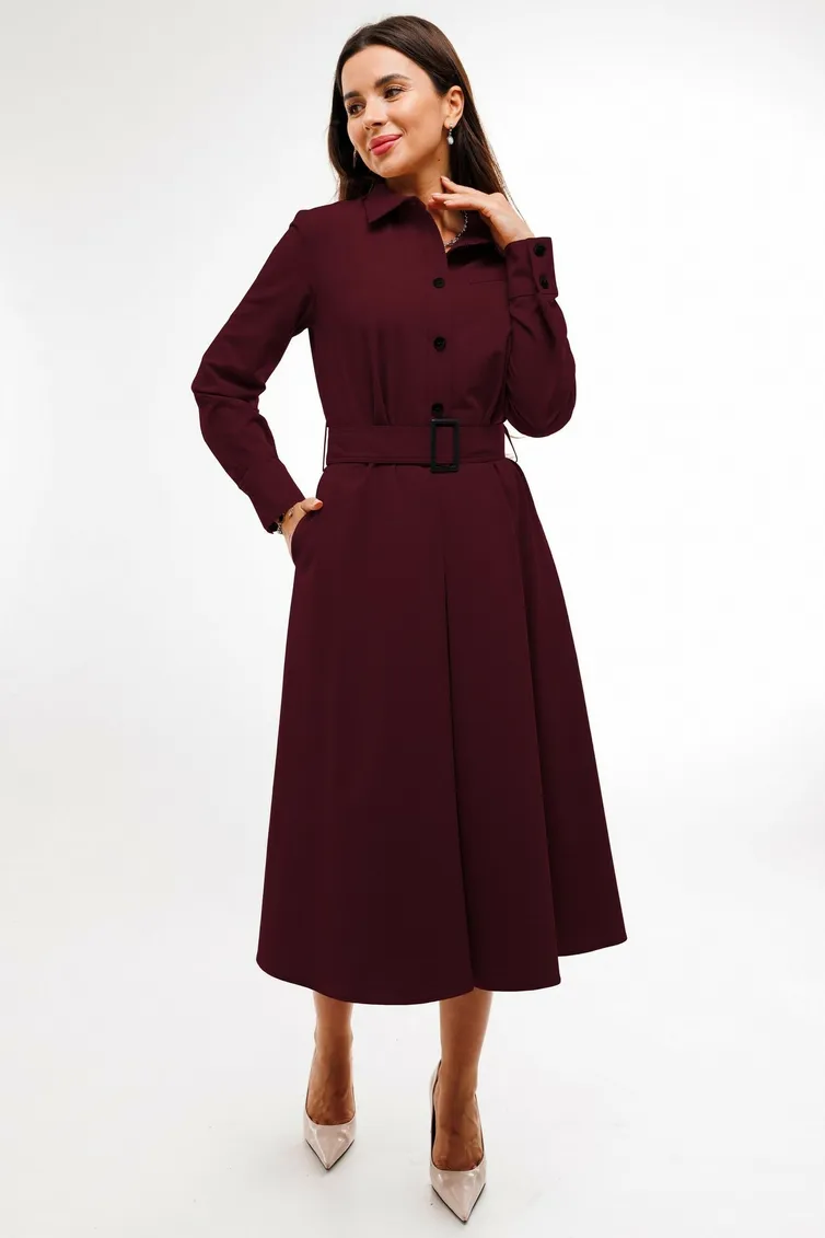 Sukienka BARBARA #B189 marsala