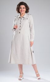 Dress Celentano 5015.2 len bezh