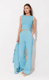 Брюки V&N fashion 1145_голубой