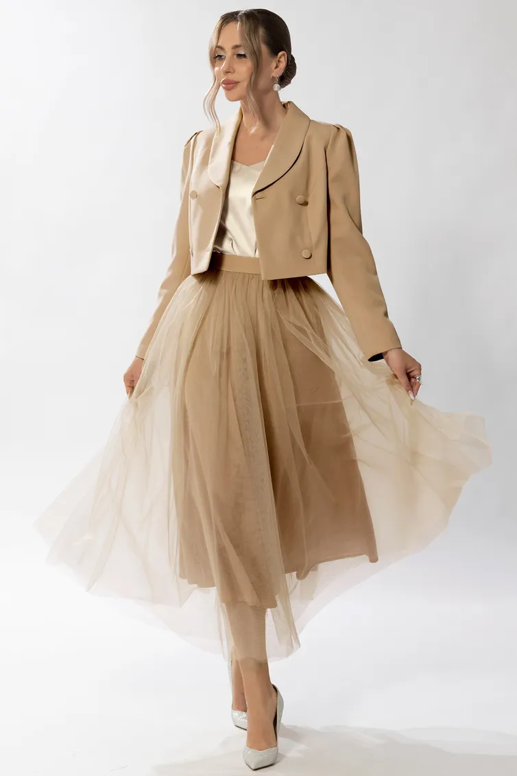 Suit Golden Valley #6623 temno-bezhevyj