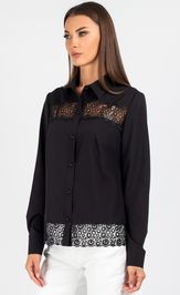 Blouse VIZAVI 737 chernyj