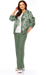 Комплект Milora 1454 зеленый + абстракция