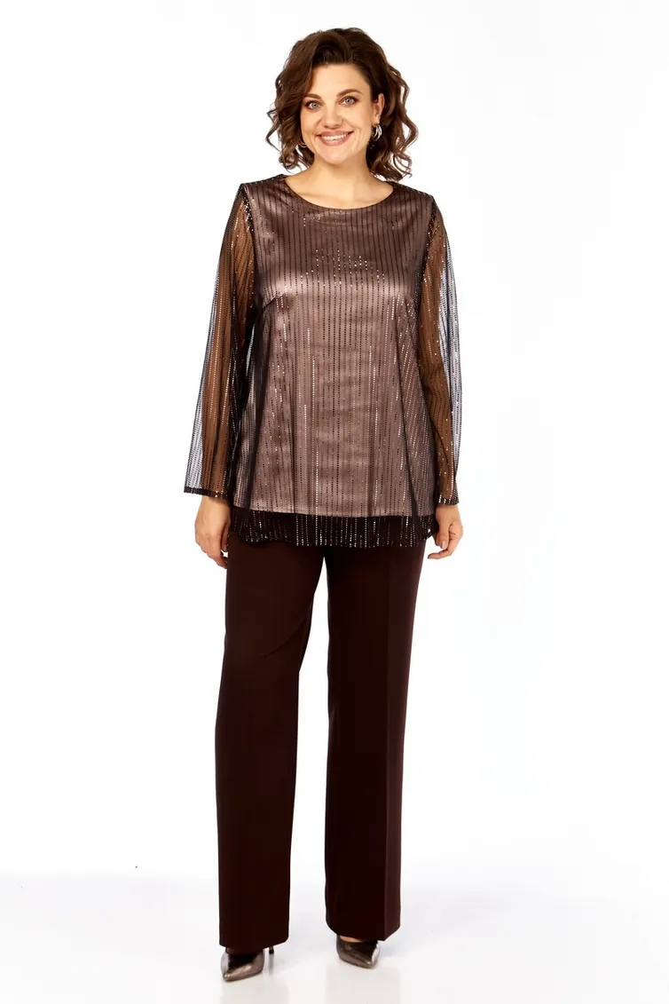 Suit Milora #1407 shokolad