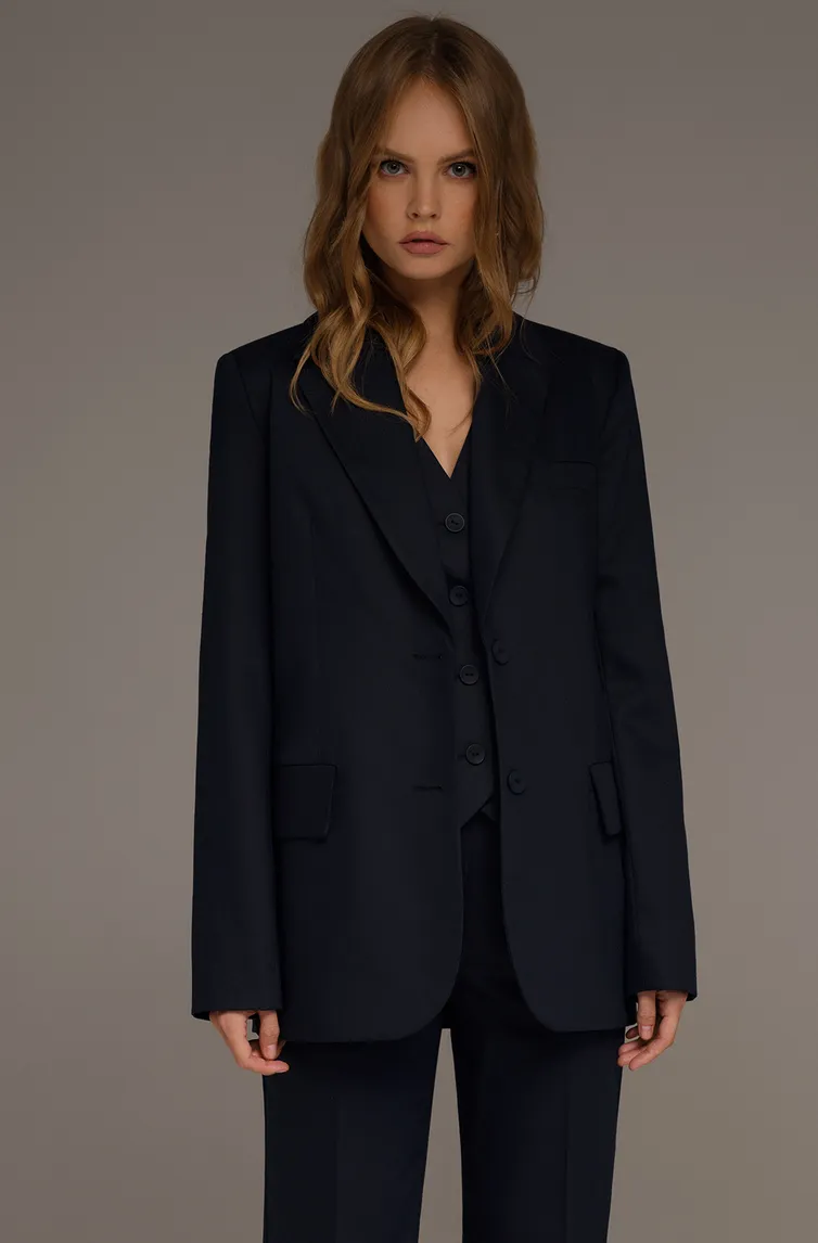 Suit Pirs #1337 temno-sinij