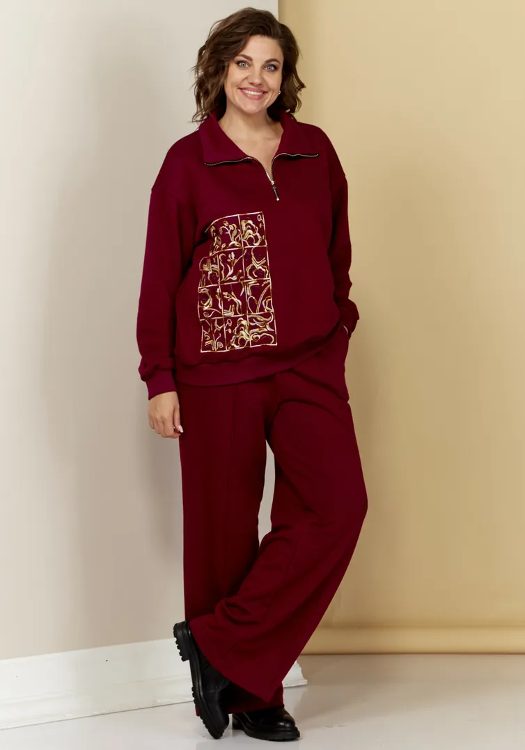Garnitur Ava fashion #M-007.01 bordovyj