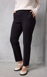 Брюки BegiModa 6078 чёрный баклажан