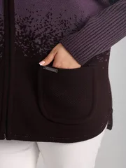 Cardigan BONADI #1970 baklazhan