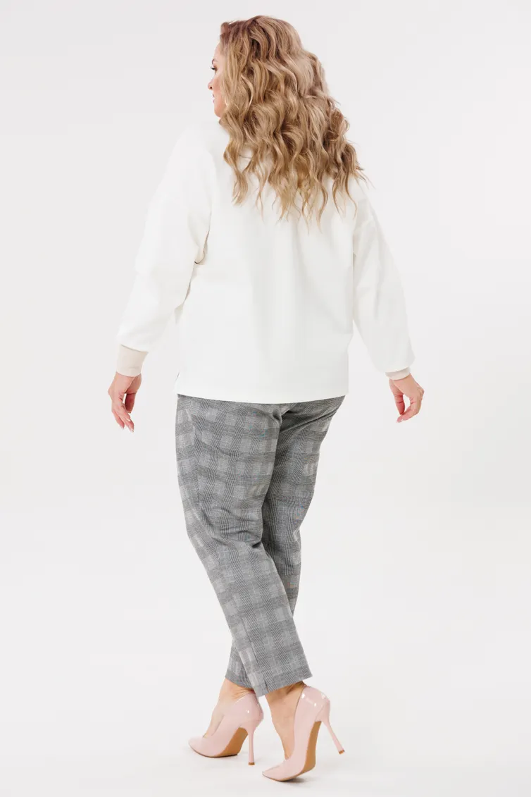 Zestaw Michel Chic #1395 seryj, moloko