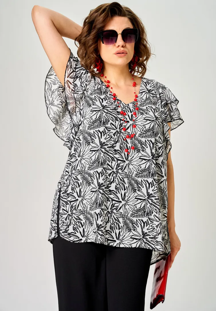 Blouse EVA GRANT #0145 ch-b