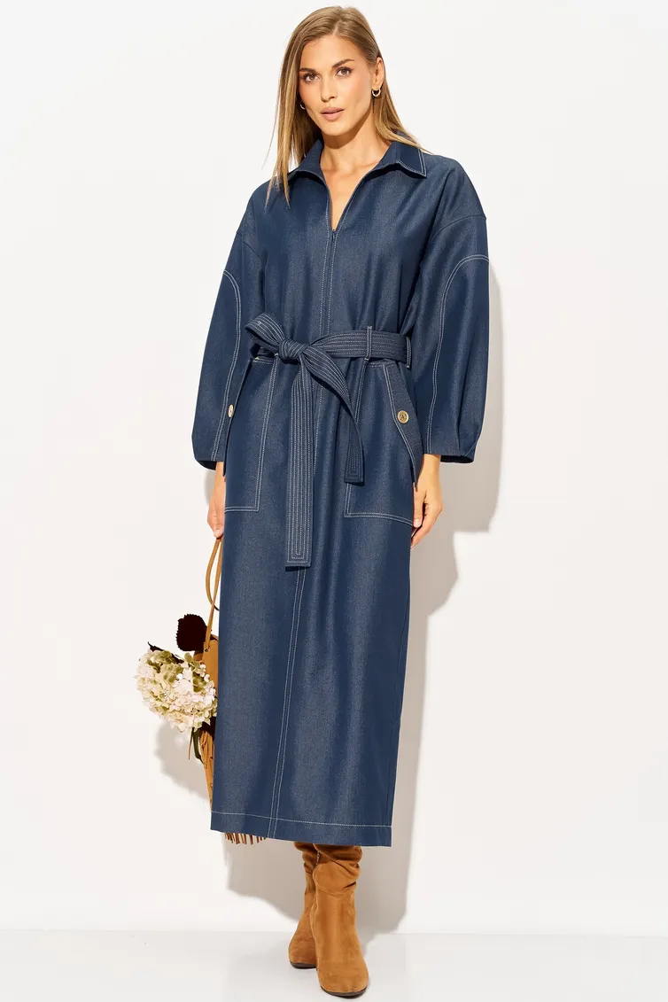 Dress LAIKONY #L-594 temno-sinij