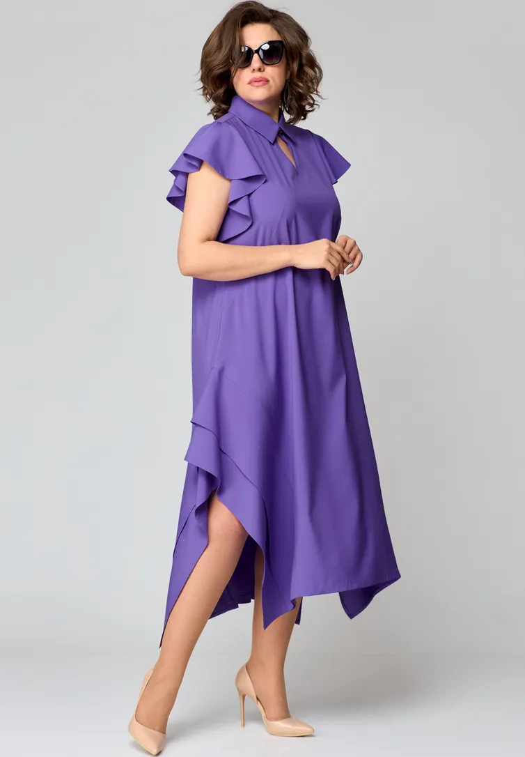 Sukienka EVA GRANT #7297K lavanda