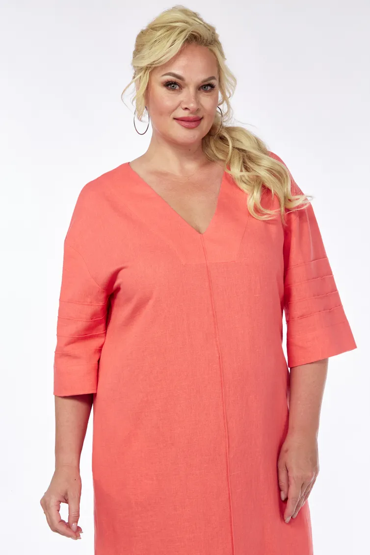 Платье Ava fashion арт. М-065 коралловый