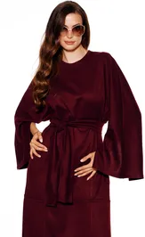 Sukienka Elletto Life 11160 bordo