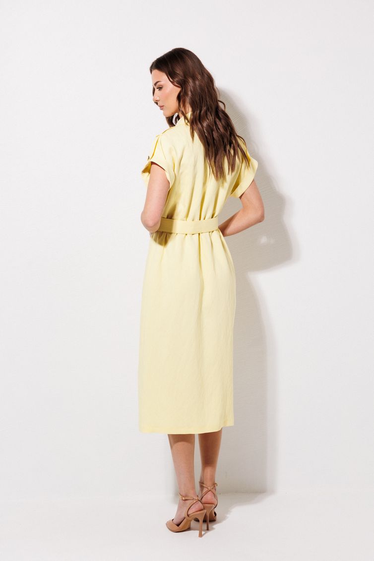 Платье Люше арт. 4390 желтый