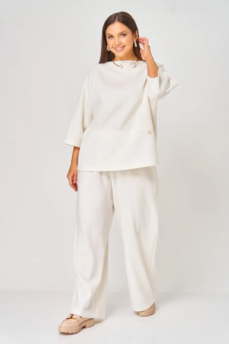 Костюм V&N fashion арт. 1054_молочный