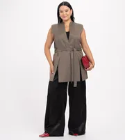 Kamizelka FASHION CENTRE #Pv-3841/Korichnevyj melanzh