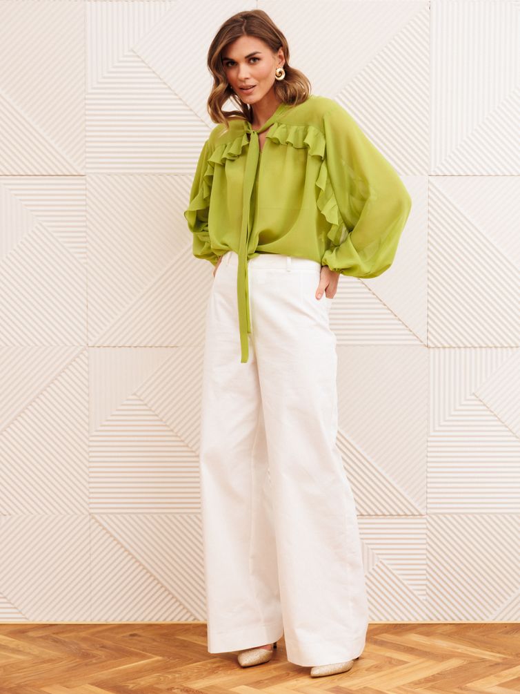 Блузка GIZART арт. 15410 салатовый