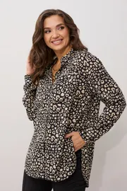 Bluzka MALI #624-042 leopard
