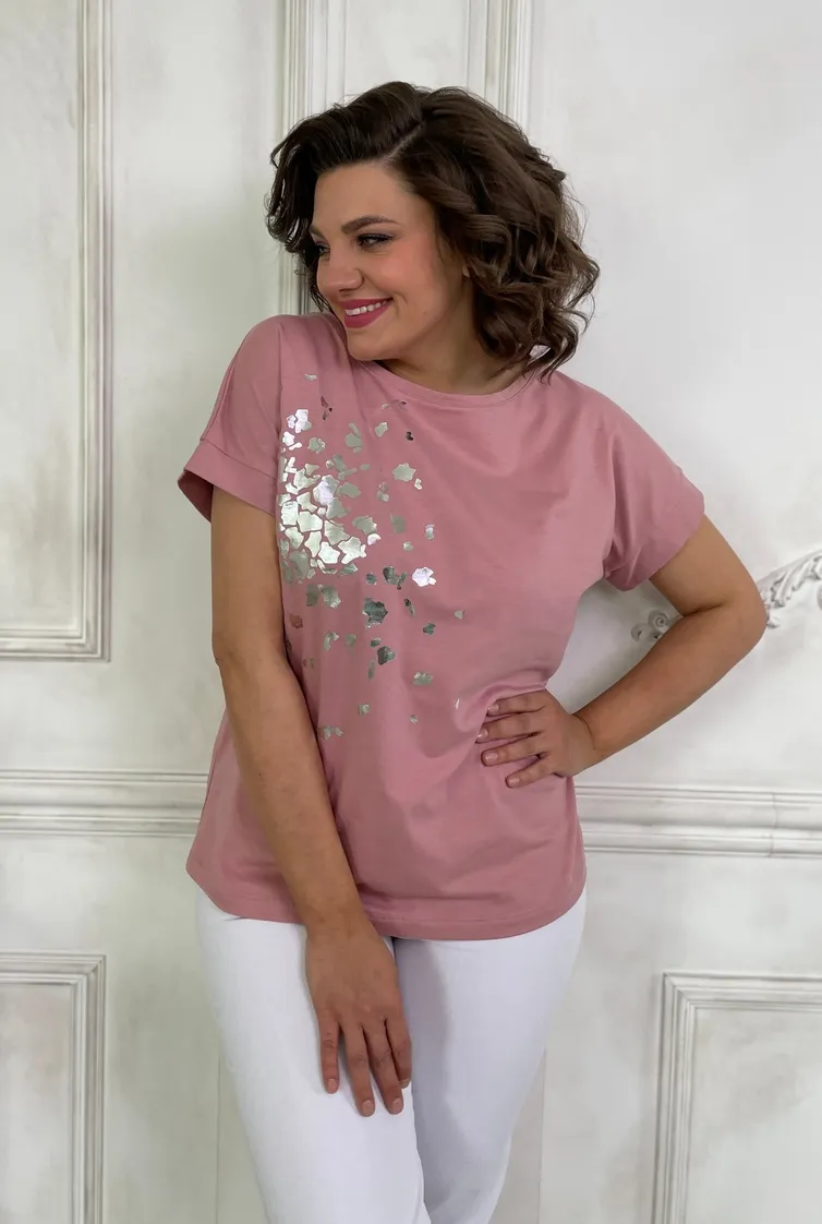 Koszulka Rumoda #2037 (korotkij rukav) rozovyj