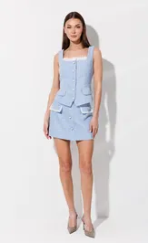 Жилет V&N fashion 1104_голубой
