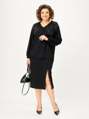 Garnitur Vilena-fashion #1169 chernyj