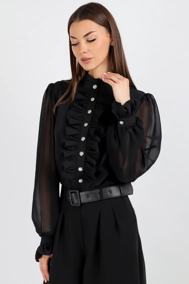 Blouse VIZAVI #750 chernyj