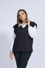 Жилет BegiModa арт. 4017 т.син