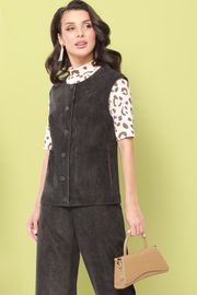 Костюм DS Trend арт. К-0886-0322 (брючный вельветовый с жилетом)