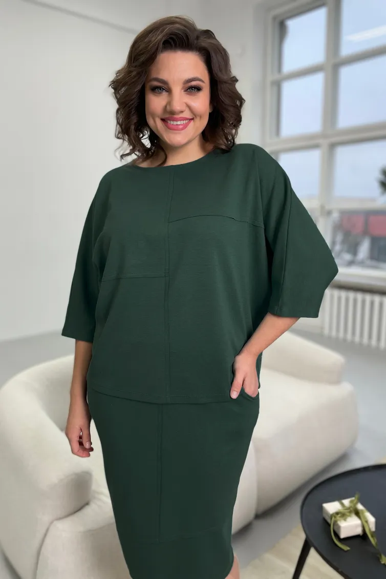 Garnitur Rumoda #2093 Temno-zelenyj
