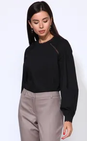 Bluzka Faufilure #S1208 chernyj