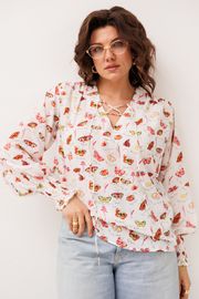 Блуза Anelli Laurel арт. 1848 батерфляй