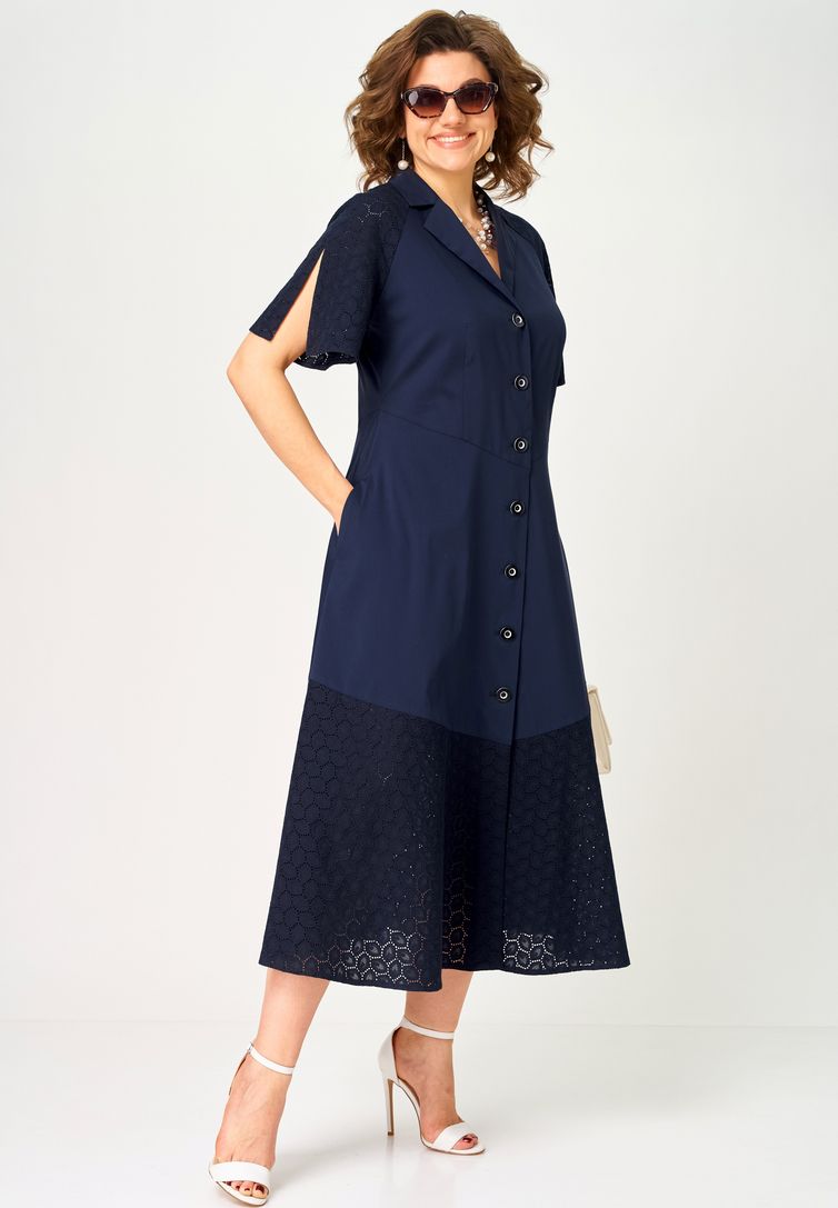 Платье EVA GRANT арт. 7216синий