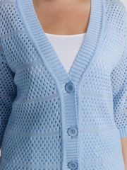 Sweter BONADI #1819 goluboj