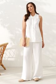 Костюм PAPAYA арт. P1685-1 белый двойка