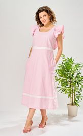 Платье Ava fashion М-200 розовый