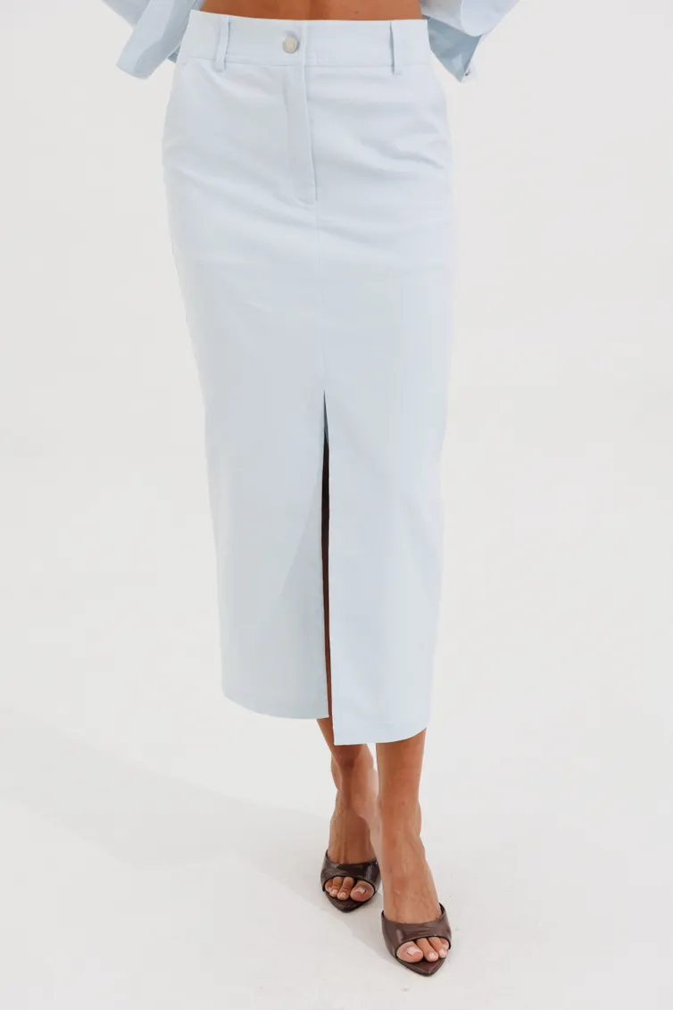 Spódnica V&N fashion #1177_goluboj