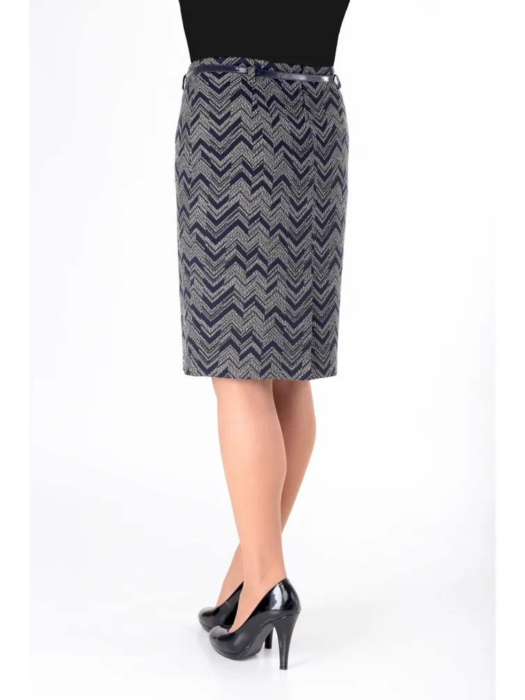 Spódnica Elite Moda #3190 sinij