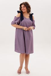 Платье Anelli Laurel арт. 1820 синий бант