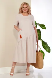 Sukienka Anastasia #1221 pudrovyj