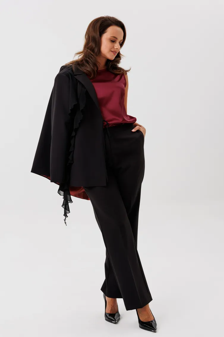 Garnitur Vilena-fashion #1121 chernyj+vinnyj