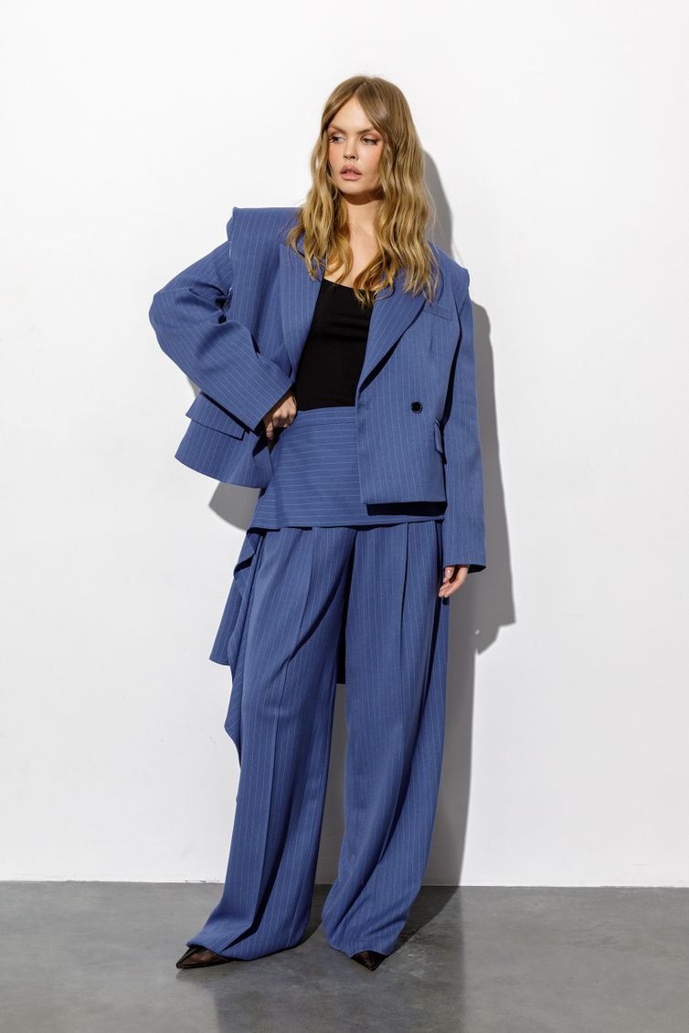 Жакет Pirs арт. 6377темно-голубая полоска