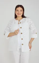 Sweter BONADI 2178 belyj