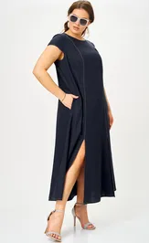 Dress SOVA 11322 sinij