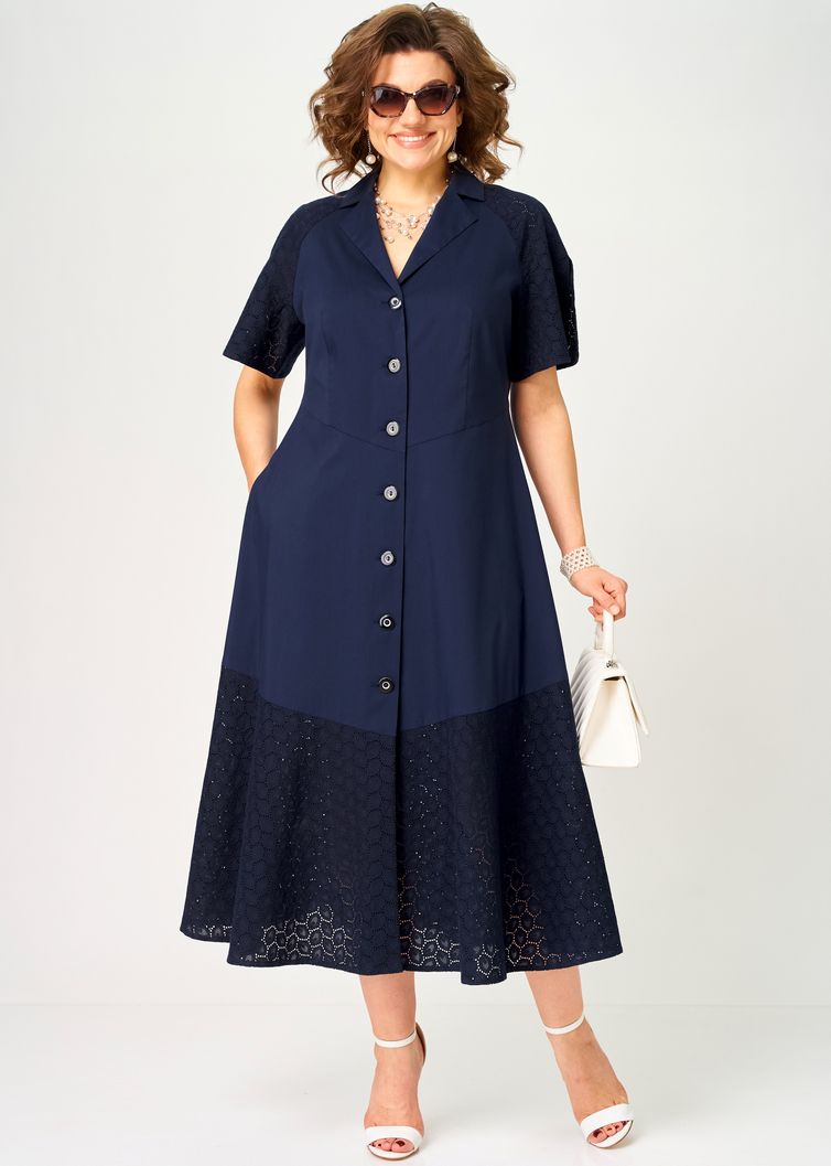 Платье EVA GRANT арт. 7216синий