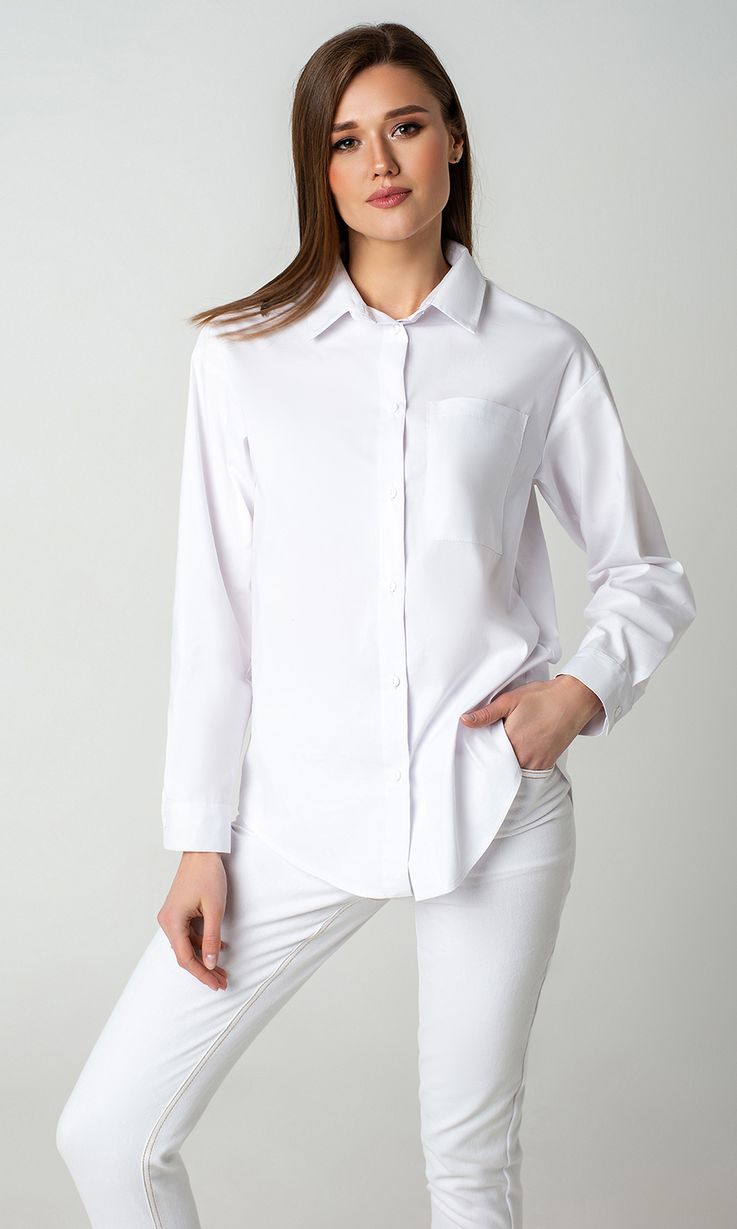 Blouse MARIKA #455 belyj