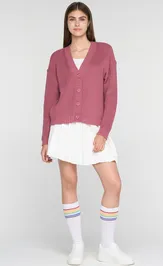 Sweter Newvay 7242-14128 t.pudra