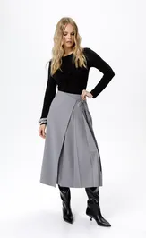 Spódnica Pirs 6263 seryj