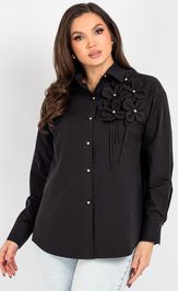 Blouse VIZAVI 820 chernyj